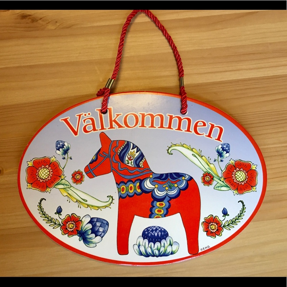 Scandinavian Style Welcome Sign